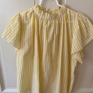 Trovata Birds of Paradise short sleeve blouse